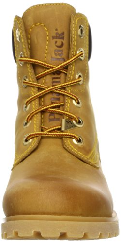 Panama Jack Panama 03, Zapatos de Cordones Brogue para Mujer, Amarillo (Vintage Napa), 37 EU