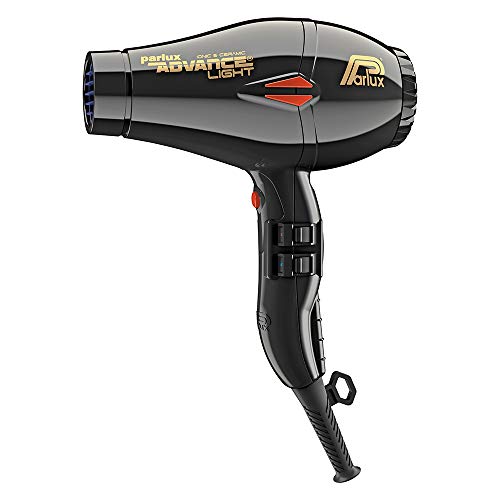 Parlux Advance Light - Secador de Pelo Ionico y Cerámico, color Negro