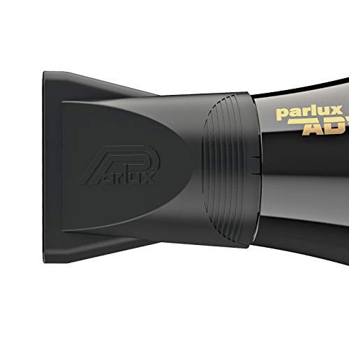 Parlux Advance Light - Secador de Pelo Ionico y Cerámico, color Negro