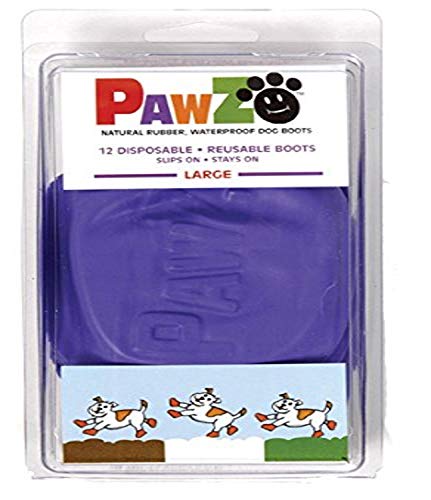 Pawz Dog Boots Botitas de Goma para Perros de Tamaño Grande - 12 Botitas