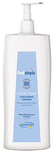 Pediatopic Cuidado Corporal 500ml , loción emoliente e hidratante específica para pieles atópicas y/o altamente secas.