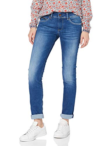 Pepe Jeans New Brooke Vaqueros, Azul (10Oz Str 8Dip Royal Dk), 28W/32L para Mujer