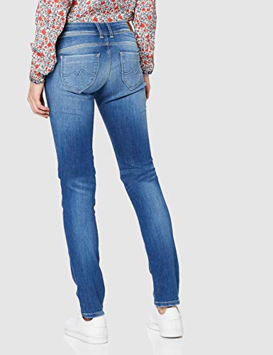 Pepe Jeans New Brooke Vaqueros, Azul (10Oz Str 8Dip Royal Dk), 28W/32L para Mujer