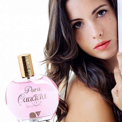 Perfume de mujer originales Pura Candela con feromonas colonia femenina esencia a rosas y talco fragancia especial.