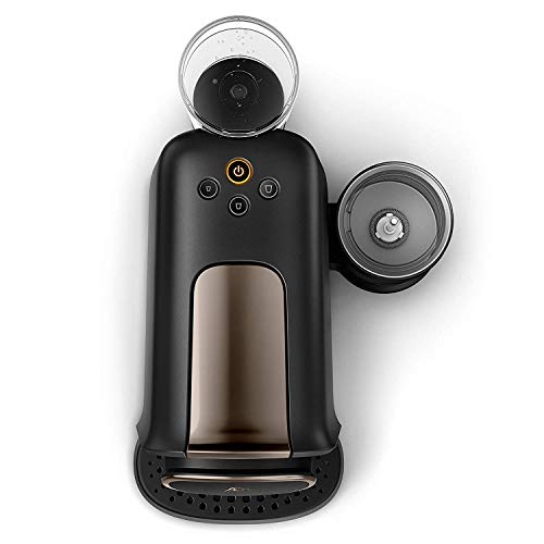 Philips L'OR Barista LM8018/90 Cafetera de Cápsulas con Espumador de Leche, Compatible con Cápsula Individual y Cápsula Doble, 19 Bares de Presión, 12 Variedades, 1 L, Acabado Premium