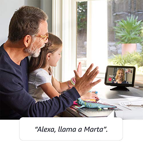 Presentamos el Echo Show 8: mantén el contacto con la ayuda de Alexa, tela de color antracita