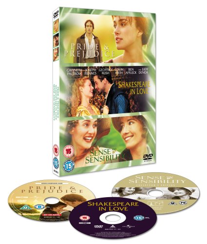 Pride and Prejudice/Sense & Sensibility/Shakespeare in Love [Reino Unido] [DVD]