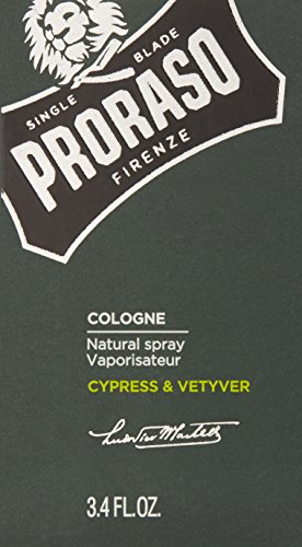 Proraso Colonia con Aroma Ciprés y Vetiver, 100 ml, 315 g