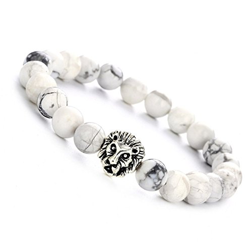 Pulsera de piedra lava pulseras de 4 piezas para hombres y mujeres pulseras de piedra natural