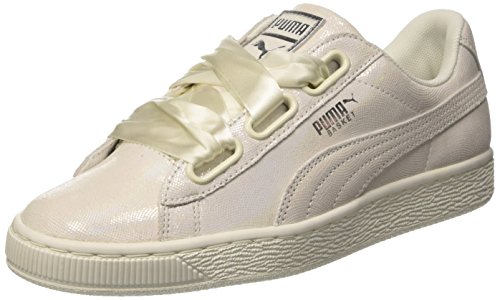 Puma Basket Heart NS, Zapatillas para Mujer, Blanco (White-White), 37.5 EU