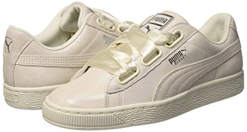 Puma Basket Heart NS, Zapatillas para Mujer, Blanco (White-White), 37.5 EU