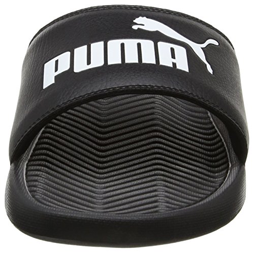 PUMA Popcat, Sandalias deslizantes para Hombre, Negro (Black/Black/White), 40.5 EU