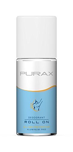 Purax - Desodorante roll on, sin aluminio, 50 ml