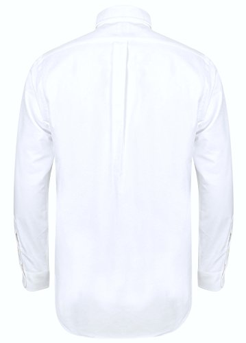 Ralph Lauren Polo Shirt Oxford, Ajuste estándar para Hombre M Blanco