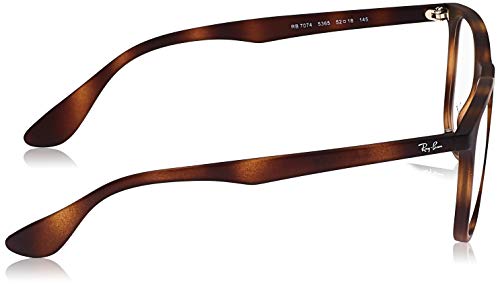 Ray-Ban 0rx 7074 5365 52 Monturas de gafas, Rubber Havana, Unisex-Adulto