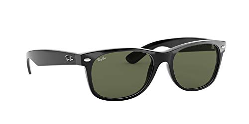 Ray-Ban 2132, Gafas de Sol Unisex, Multicolor (Crystal Green), 58 mm