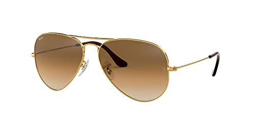 Ray-Ban - Gafas de sol Aviador 0RB3025-001/51 MOD. 3025 SOLE001/51, Oro/ marrón Grad