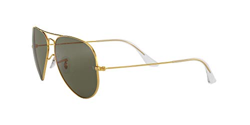 Ray-Ban - Gafas de sol Aviador RB3025 Aviator metal, Gold