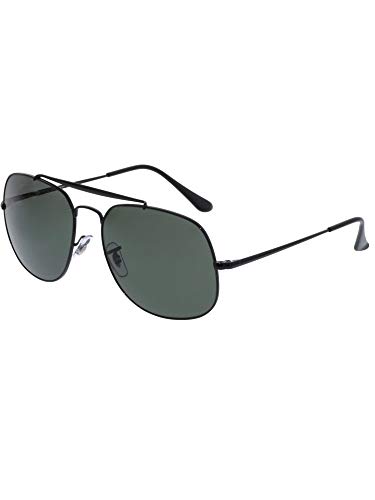 Ray-Ban general polarizado negro clásico verde G-15 57 gafas de sol