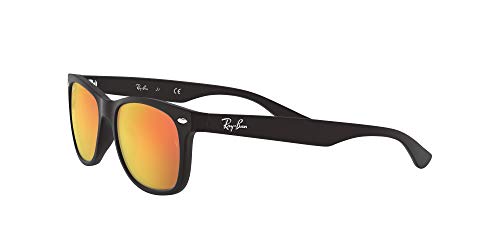 Ray-Ban JUNIOR Rj9052S 100S6Q Gafas de sol, Matte Black, 49 Unisex-Niño