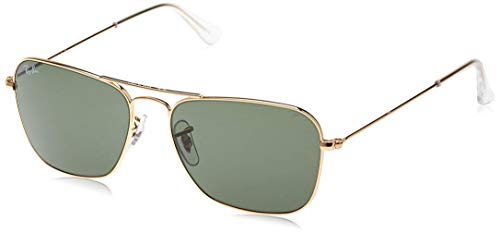 Ray-Ban RB3136 - Caravan, gafas de sol, unisex, color verde cristal, 58 15