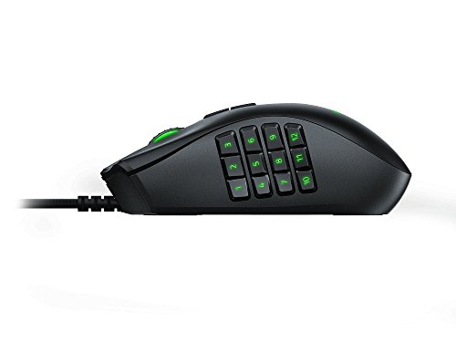 Razer Naga Trinity - Ratón para Juegos MOBA/MMO (3 Placas Laterales Intercambiables, Sensor Óptico de 5G de 16 000 PPP, hasta 19 Botones Programables), Negro