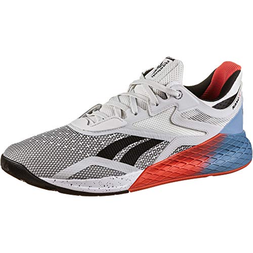 Reebok Nano X, Zapatillas de Deporte para Mujer, Blanco/FLUBLU/VIVDOR, 40.5 EU