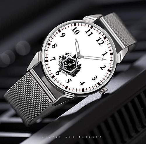 Reloj de pulsera para hombre, de acero inoxidable, resistente al agua, de marca superior, con forma de mariposa (hi-ogi cho)