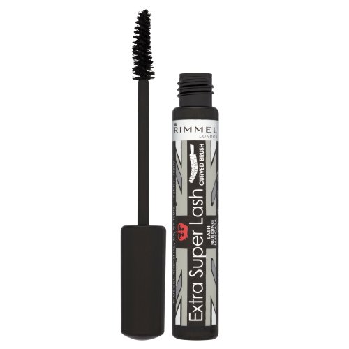 Rimmel London 34788365001 Extra Super Lash Máscara de Pestañas Tono Black, cepillo curvado - 20 gr