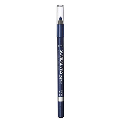 Rimmel London Scandal' Eyes Waterproof Khol Kajal Delineador de Ojos, Tono 008 Azul, 1,3 g