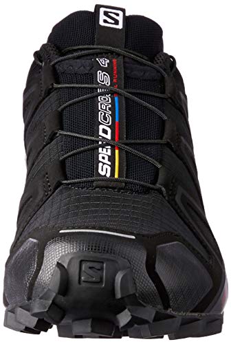 Salomon Speedcross 4 W, Zapatillas de Trail Running para Mujer, Negro (Black/Black/Black Metallic), 38 EU