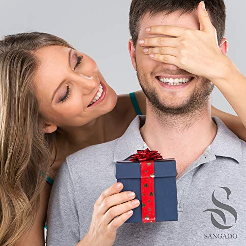 SANGADO Invencible Perfume para Hombres, Larga Duración de 8-10 horas, Olor Lujoso, Amaderada Acuática, Francesas Finas, Extra Concentrado (Eau de Parfum), Spray de 50 ml, Un Gran Regalo Para Hombres