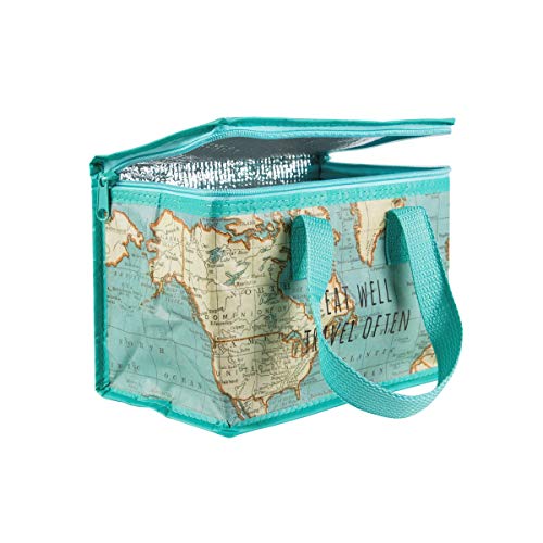 Sass & Belle TOTE061 - Bolsa nevera vintage mapa