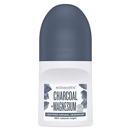 Schmidt's - Desodorante Roll On Carbón y Magnesio Vegano - 50 ml