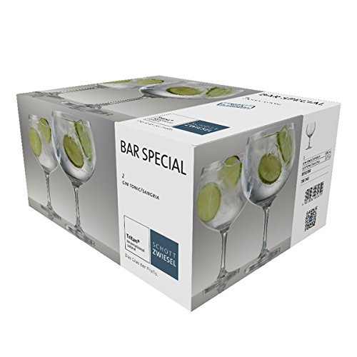 Schott Zwiesel Bar Special Gin Tonic-Juego de Vasos, 0.71 litros, Vidrio