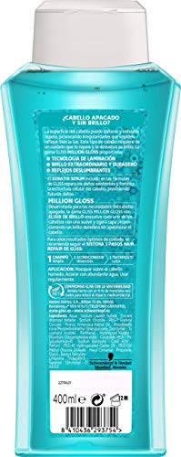 Schwarzkopf Gliss CH Million Gloss, Champú - 400 ml