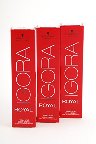 Schwarzkopf Igora Royal 10-1 - Tinte de coloración (60 ml, 3 unidades de 60 ml)