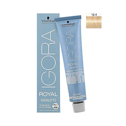 Schwarzkopf Igora Royal Highlifts Coloración Permanente en Crema para el Cabello 12-4 - 60 ml.