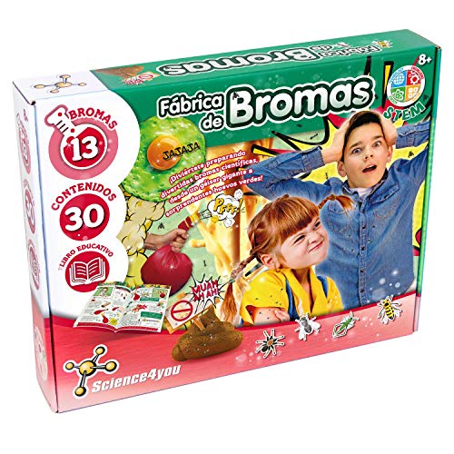 Science4You-5.60098E+12 Fábrica de Bromas para Niños +8 Años, Multicolor, única (80002081)