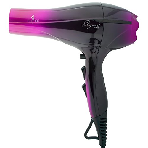 Secador de Pelo Profesional Ligero Potente Elegant Iónico 2000W Rosa (Pink) con Difusor - My Hair