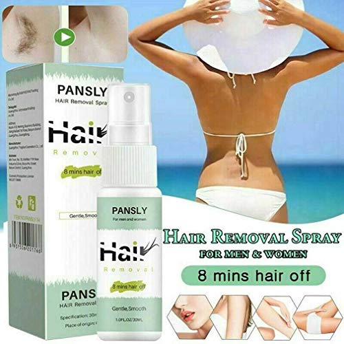 Semi-permanent Hair Removal Spray - Espuma para Depilación Hair Erase, spray de depilación sin dolor, fórmula suave, Depilatoria Facial, Bikini, Antebrazo