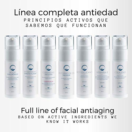 Serum facial vitamina C Efecto flash 30 ml - Antiedad Antiarrugas Antimanchas Iluminador - Hidratante Tonifica y Reafirma - No graso - Textura gel - Unisex