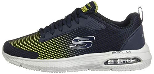 Skechers Men's DYNA-AIR - BLYCE Trainers, Blue (Navy Mesh/Pu/Charcoal Trim Nvlm), 6.5 (40 EU)