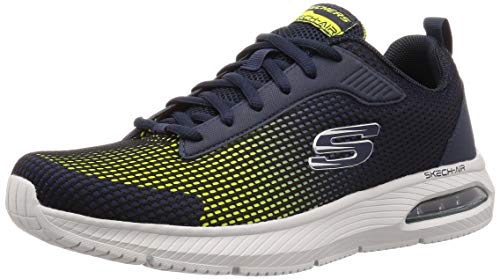 Skechers Men's DYNA-AIR - BLYCE Trainers, Blue (Navy Mesh/Pu/Charcoal Trim Nvlm), 6.5 (40 EU)