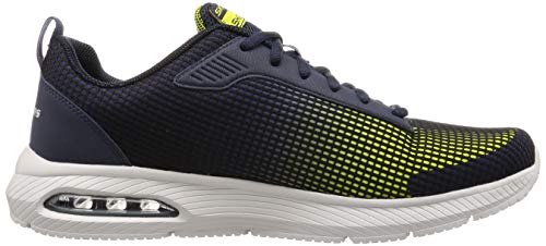 Skechers Men's DYNA-AIR - BLYCE Trainers, Blue (Navy Mesh/Pu/Charcoal Trim Nvlm), 6.5 (40 EU)