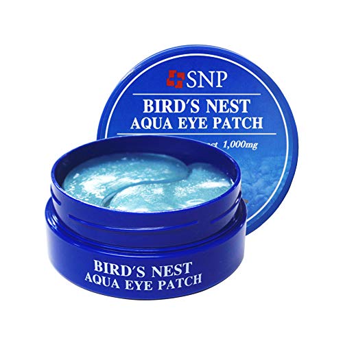 SNP Bird's Nest Aqua Eye Patch - Parches humectantes para los ojos con extracto de nido de Collocaliini (60 unidades)