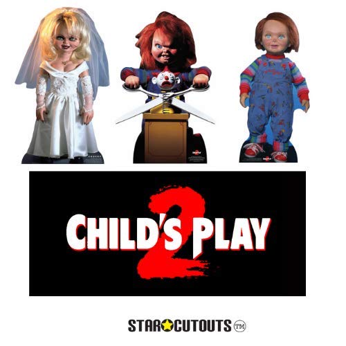 Star Cutouts SC1316 Juego de niños de Chucky Scarred, perfecto para Halloween, amigos y fans, multicolor