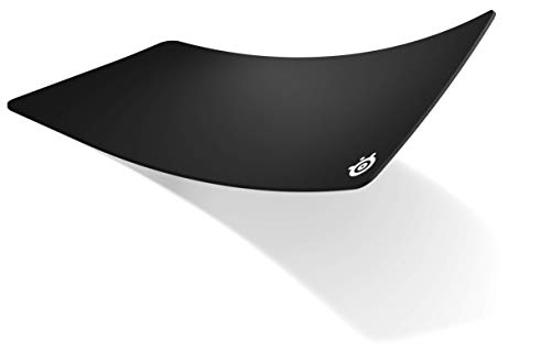 SteelSeries QcK XXL - Alfombrilla de ratón de juego, 900mm x 400mm, tela, base de caucho, compatible con ratón láser y óptico, negro