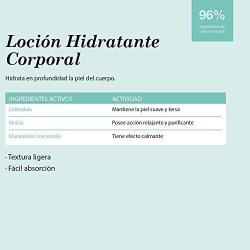 Suavinex – Loción Hidratante Corporal para Bebés. Apta para Pieles Sensibles. Textura Ligera y Fácil Absorción. 90% Ingredientes de Origen Natural, 750Ml, Blanco