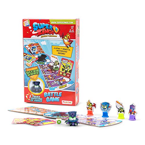 SuperZings- Enigma Juego de Mesa Batt Game Castellano, Multicolor, Talla Única (Cefa Toys 1)